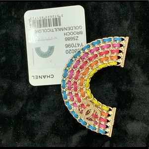Authentic Chanel 2018 Rainbow Brooch